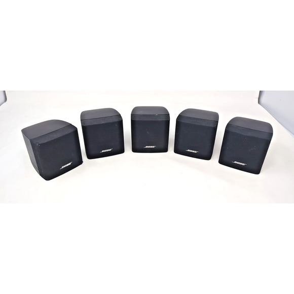 5 x Bose Cube Speakers Acoustimass Lifestyle Mountable Surround fast shipping - Picture 1 of 4